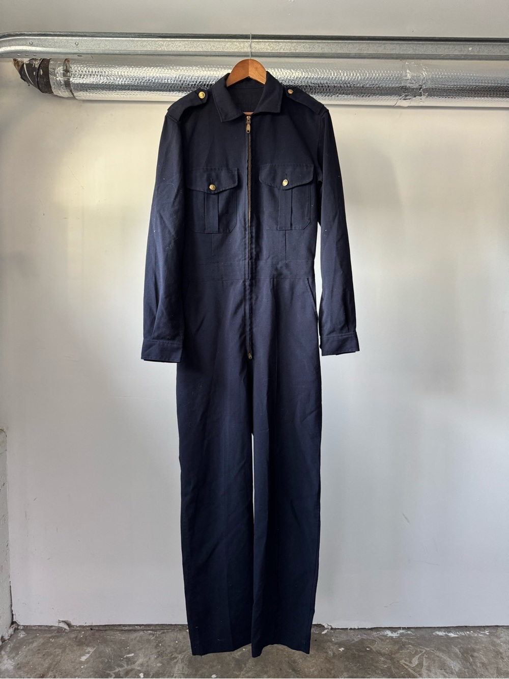 Vintage 1967 Navy Utility Jumpsuit